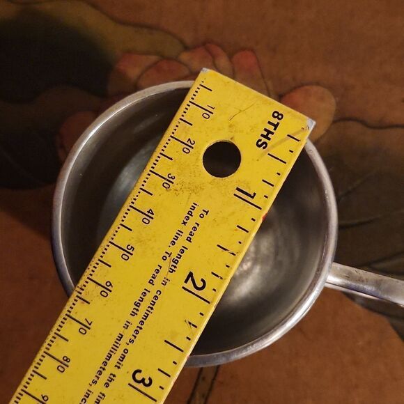 Match Italian Pewter Handmade Baby Cup - Picture 6 of 6